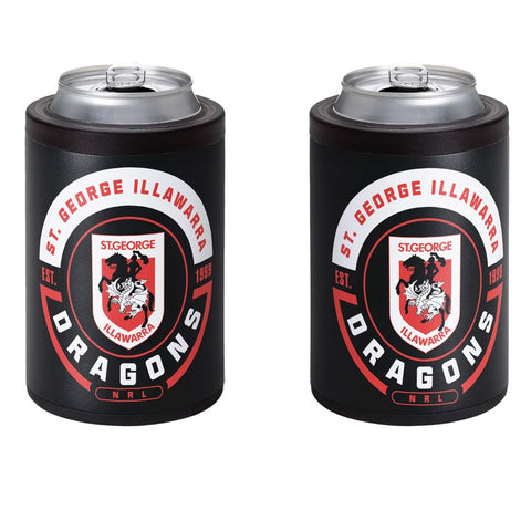 St George Dragons NRL Insulated Can Cooler with Lid