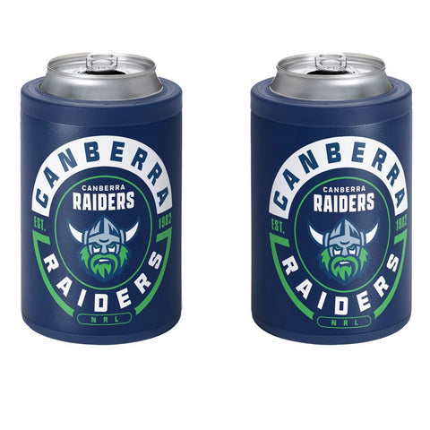 Canberra Raiders NRL Insulated Can Cooler with Lid