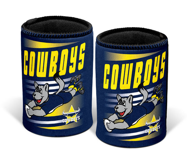 North Queensland Cowboys NRL Retro Can Cooler