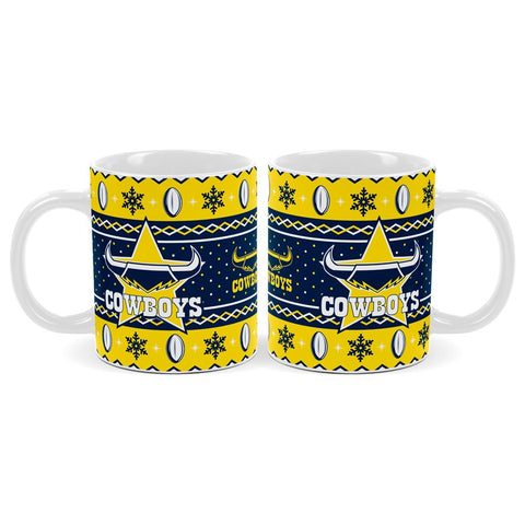 North Queensland Cowboys NRL Christmas Mug