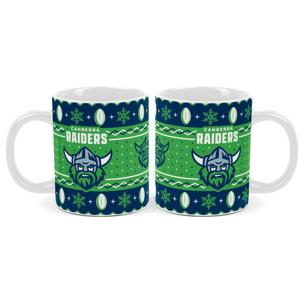 Canberra Raiders NRL Christmas Mug