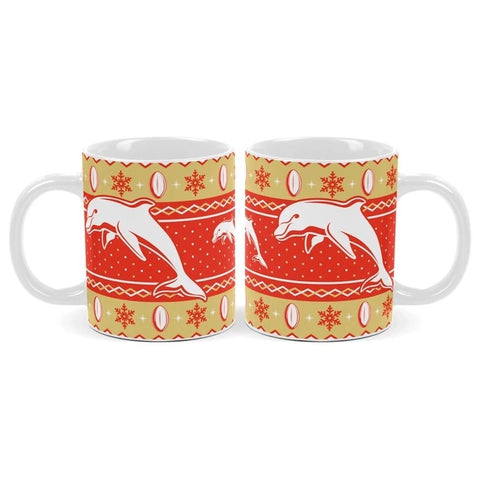 Redcliffe Dolphins NRL Christmas Mug