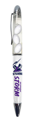 Melbourne Storm NRL Floating Footballs Pen