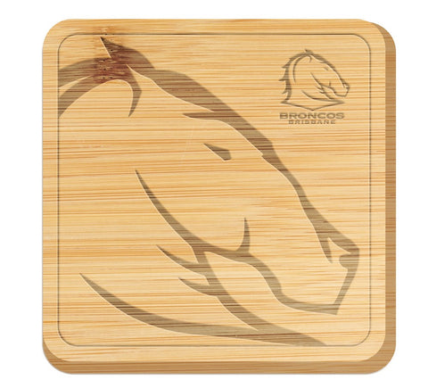 Brisbane Broncos NRL Bamboo Cheese Board