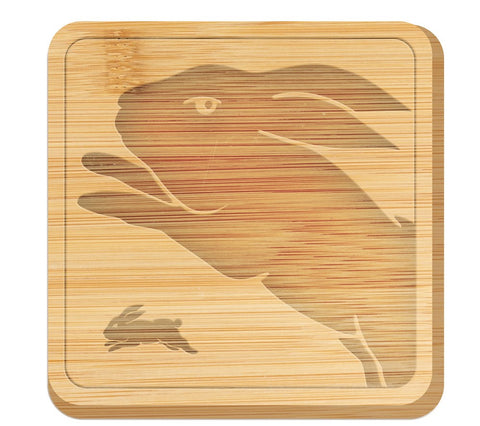 South Sydney Rabbitohs NRL Bamboo Cheese Board