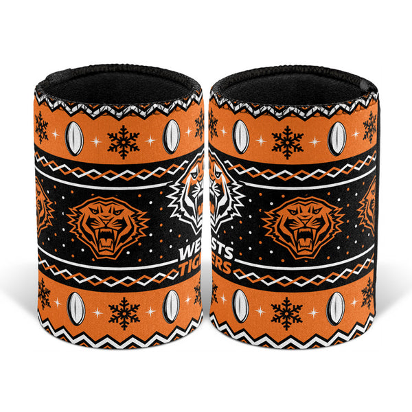 Wests Tigers NRL Christmas Can Cooler