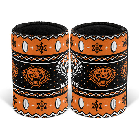 Wests Tigers NRL Christmas Can Cooler