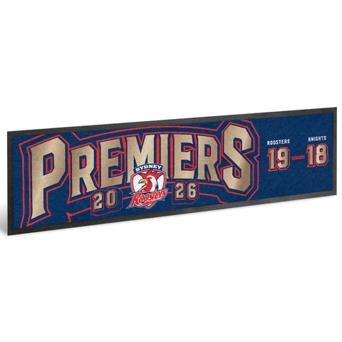 Sydney Roosters NRL 2026 Premiers Score Bar Runner PH1