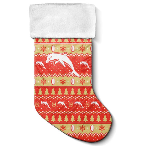 Redcliffe Dolphins NRL Jumbo Christmas Stocking