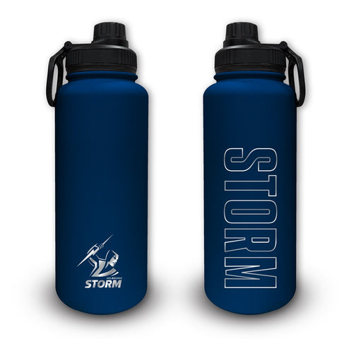 Melbourne Storm NRL Stainless Steel 960ml Drink Bottle