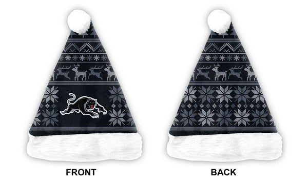 Penrith Panthers NRL Mens Adults Christmas Santa Hat