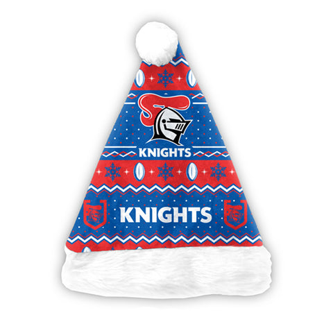 Newcastle Knights NRL Christmas Santa Hat
