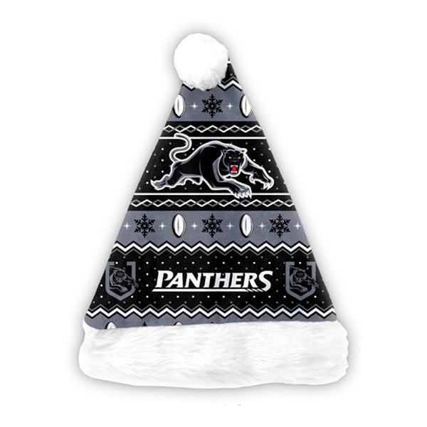 Penrith Panthers NRL Christmas Santa Hat