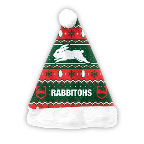 South Sydney Rabbitohs NRL Christmas Santa Hat