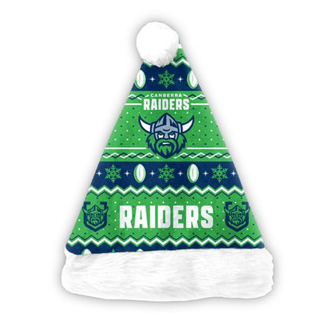 Canberra Raiders NRL Christmas Santa Hat