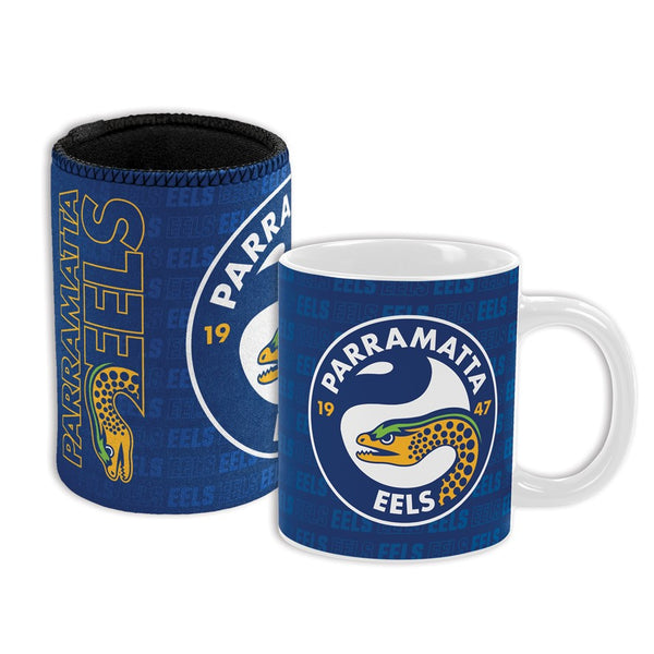 Parramatta Eels NRL Mug and Can Cooler