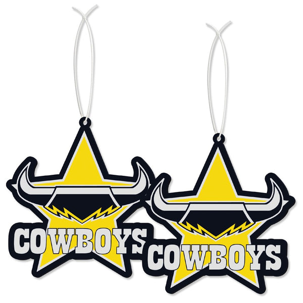 North Queensland Cowboys NRL Set of 2 Air Fresheners