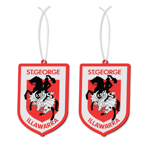 St George Dragons NRL Set of 2 Air Fresheners