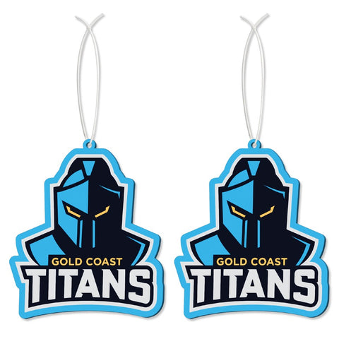 Gold Coast Titans NRL Set of 2 Air Fresheners