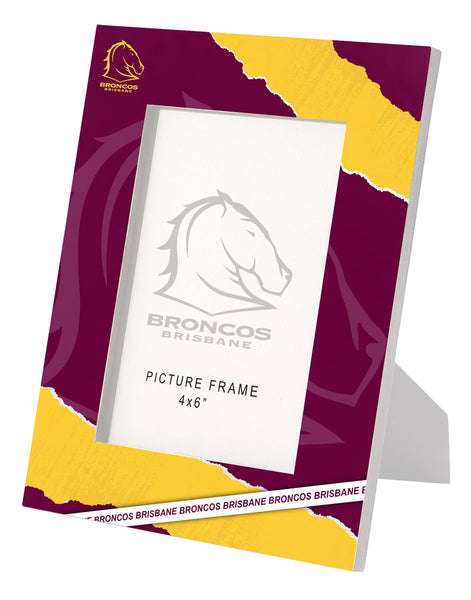 Brisbane Broncos NRL Photo Frame 4 x 6"