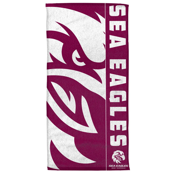 Manly Sea Eagles NRL Beach Bath Towel