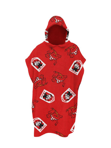 St George Dragons NRL Kids Youth Hooded Beach Towel