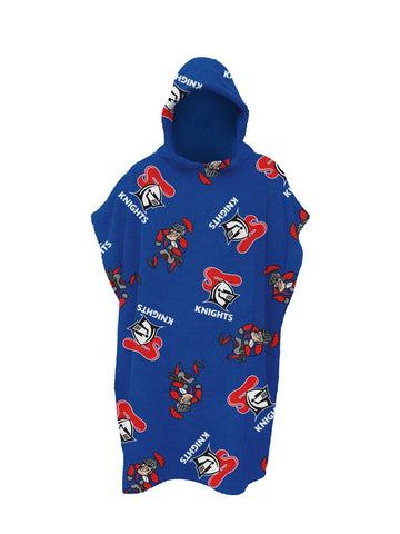 Newcastle Knights NRL Kids Youth Hooded Beach Towel