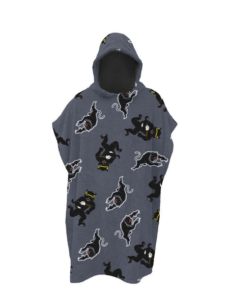 Penrith Panthers NRL Kids Youth Hooded Beach Towel