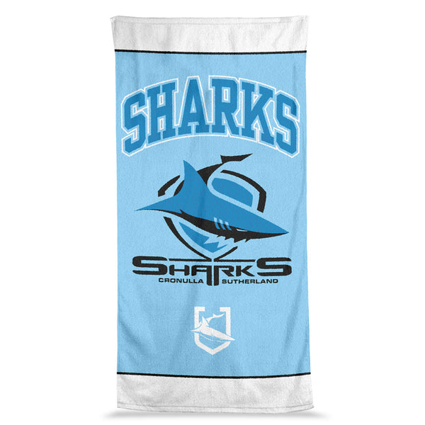 Cronulla Sharks NRL Jumbo Beach Bath Towel