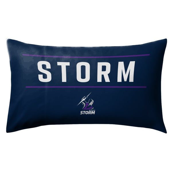 Melbourne Storm NRL Logo Pillow Case