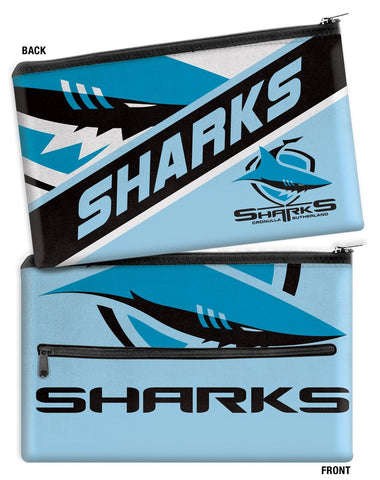 Cronulla Sharks NRL Large Pencil Case