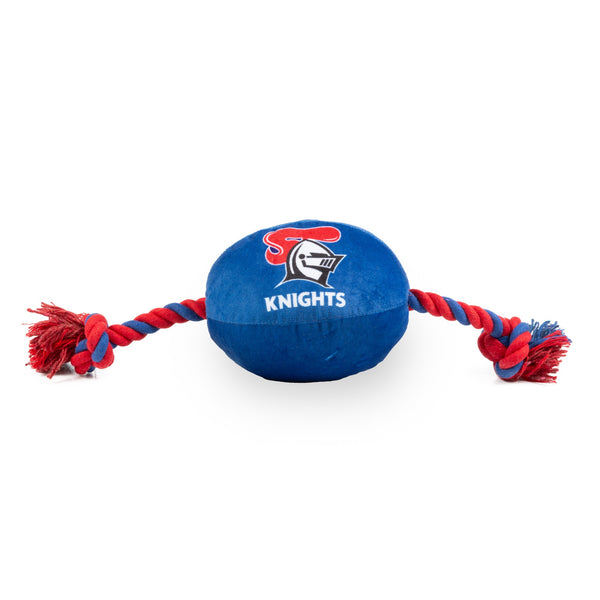 Newcastle Knights NRL Dog Ball Rope Toy