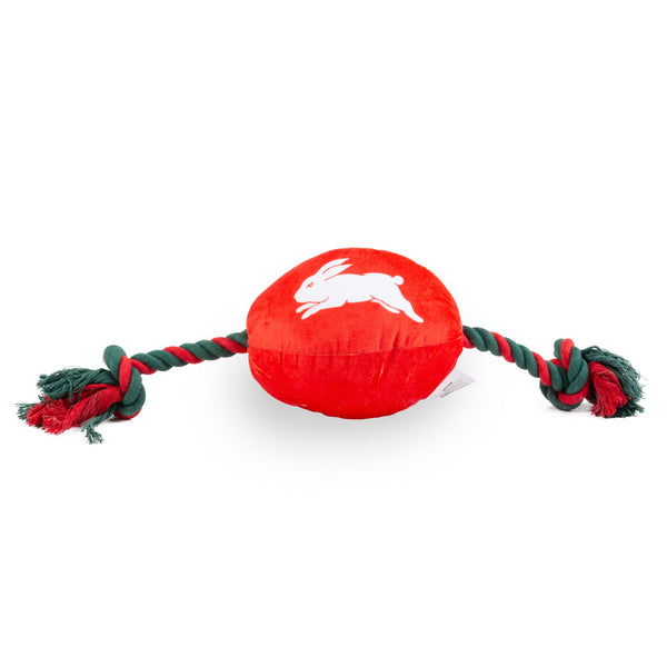South Sydney Rabbitohs NRL Dog Ball Rope Toy