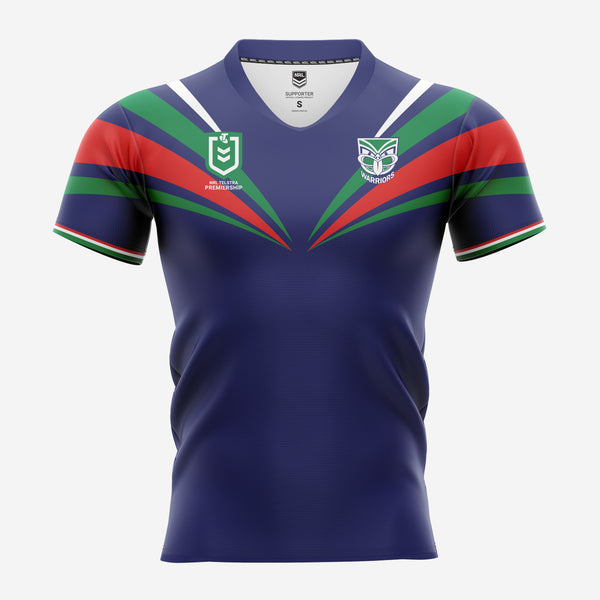 New Zealand Warriors NRL Youth Supporter Replica Home Jersey
