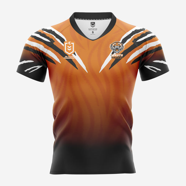 Wests Tigers NRL Youth Supporter Replica Home Jersey