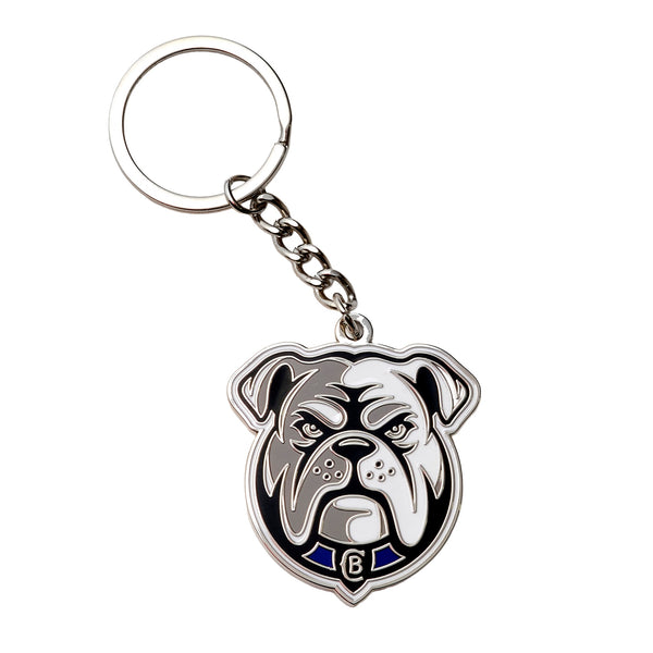 Canterbury Bulldogs NRL Metallic Logo Keyring