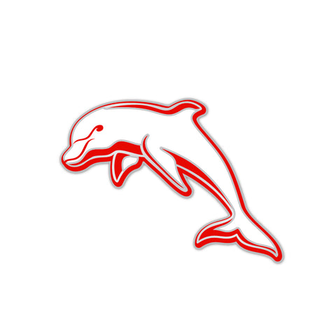 Redcliffe Dolphins NRL Logo Metal Pin Badge