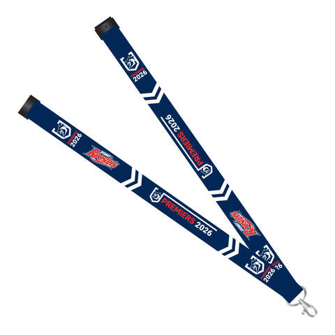 PREORDER - Sydney Roosters NRL 2026 Premiers Premiership Logo Lanyard