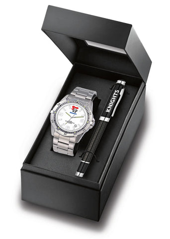 Newcastle Knights NRL Watch and Pen Gift Pack Set
