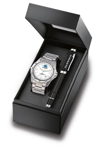 Cronulla Sharks NRL Watch and Pen Gift Pack Set