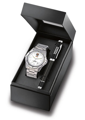 Wests Tigers NRL Watch and Pen Gift Pack Set