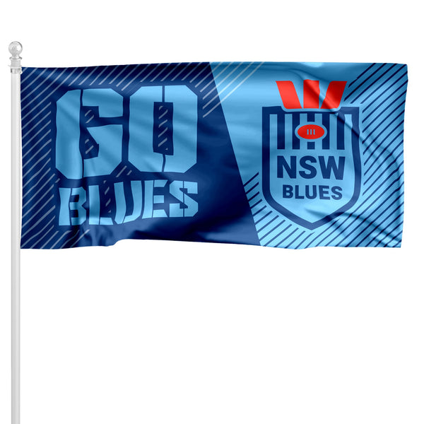 NSW New South Wales Blues State of Origin Pole Flag