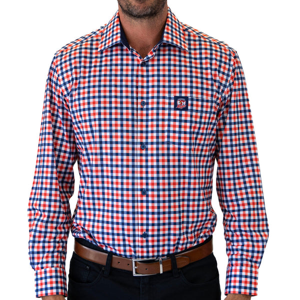 Sydney Roosters NRL Mens Adults 'Crossfield' Dress Shirts