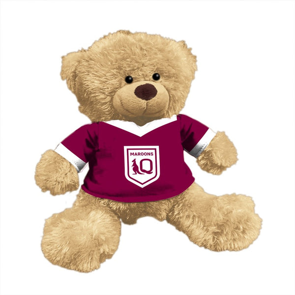 QLD Queensland Maroons State of Origin 7'' Plush Hooded Teddy Bear