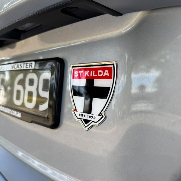 St Kilda Saints Premium Chrome Logo Car Decal Coated Auto Sticker