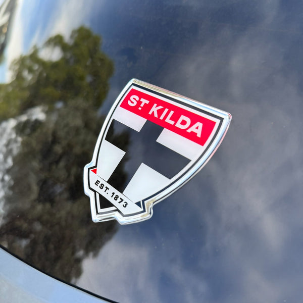 St Kilda Saints Premium Chrome Logo Car Decal Coated Auto Sticker
