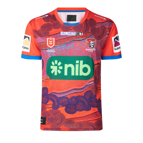 Newcastle Knights NRL Mens Adults Indigenous 2024 Jersey