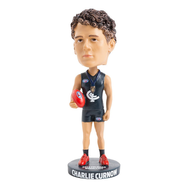 Carlton Blues Bobblehead Charlie Curnow 2022 Coleman Medal