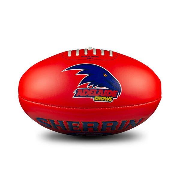 Adelaide Crows Sherrin Super Soft Touch - Red Size 3