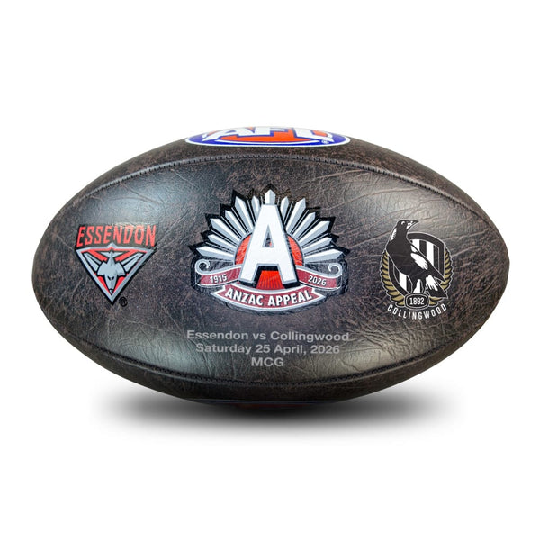 AFL Sherrin Anzac 2026 Day Ball PVC size 5